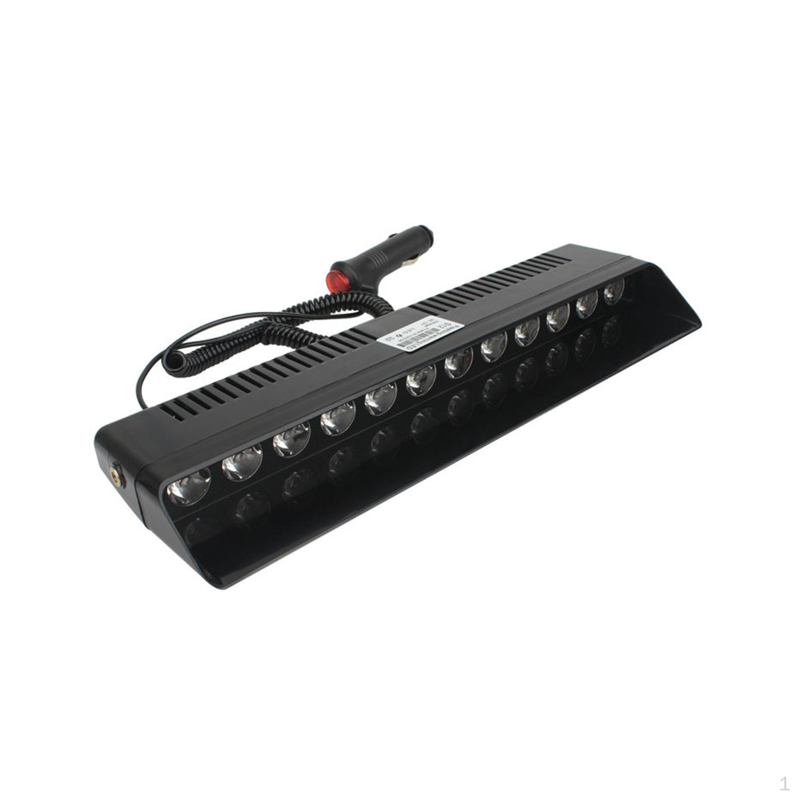 

Car Interior Strobe Light Windshield Dashboard Warning Light, 12V Vehicles Super Bright 14 Flash Yellow Light