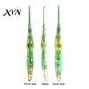 Decorative Crochet Needle Resin Hook for Beginners, Crocheting Lovers, 2.0mm-8.0mm Ergonomic with Long Floral Handle Blankets, Dolls, Shawls,