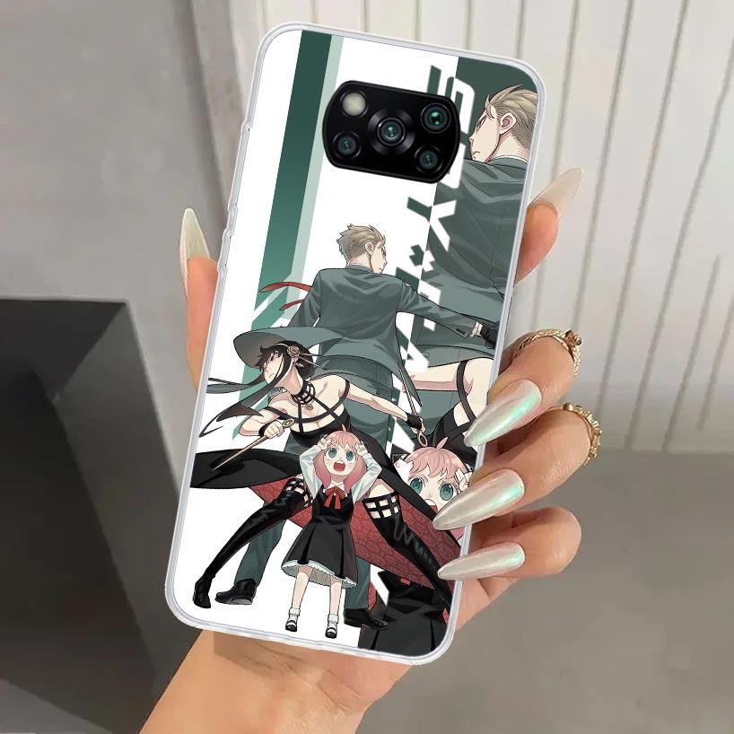 Anime Spy Family Anya Phone Case for Xiaomi Poco X5 X6 X7 Pro F7 Ultra M7 Redmi 15 15C 13 13C 12 12C 10 10A 10C 9 9A 9C 9T Shell