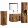 Bathroom Furniture Set 4 Pcs Reclaimed Wood 60 X 38.5 X 46 Cm