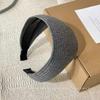 High-End Turban Headband Soft Head Band Trendy Wide Knitting Hairbands  Hair Accessories