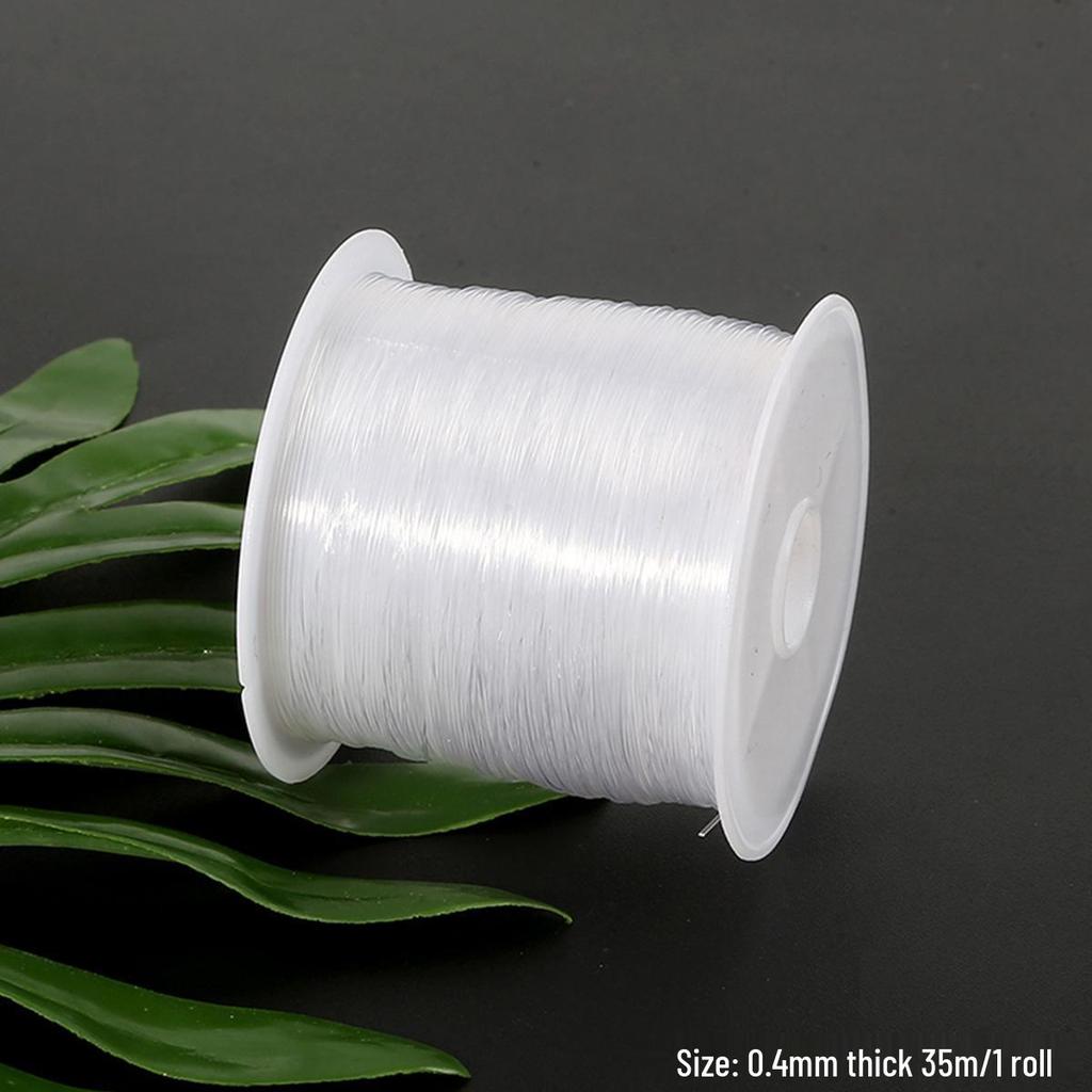 Transparent Non-Elastic Crystal Beading String for Jewelry Making