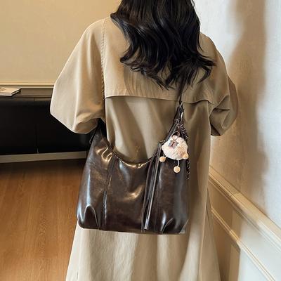 Tasche mit großem Fassungsvermögen, Umhängetasche, Ein-Schulter-Tasche, Modische und hochwertige Pendler-Achseltasche