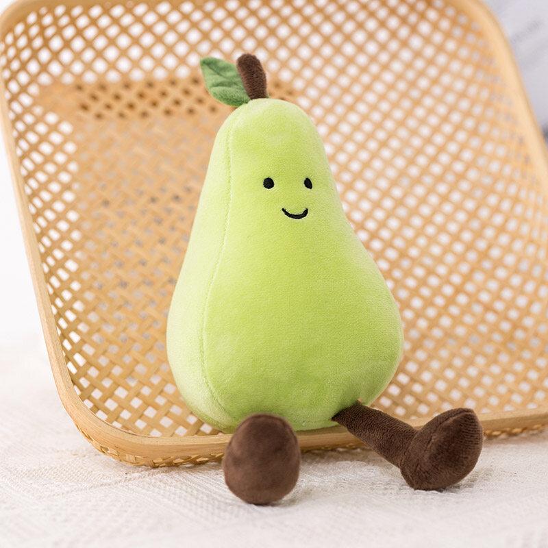 Cute Expression Fruit Doll Eggplant Banana Duck Pear Expression Doll Children's Plush Toy Grabbing Machine Doll Gift