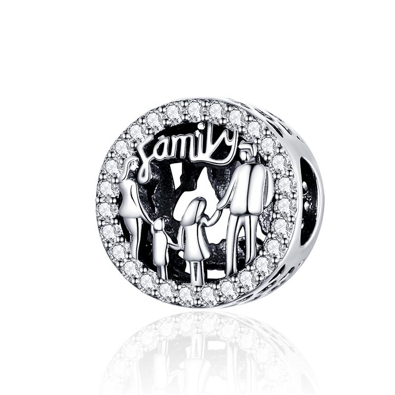 WOSTU Dangle Charm Fit Original DIY Bracelet Pendant 100% 925 Silver Boys Girls Beads For Women Fashion Jewelry Gift