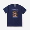2025 Summer and Autumn new style Muscle man emoji print T-shirt casual sporty short-sleeved men's and women's streetwear top