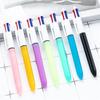 Ballpoint Pens 1.0mm Shuttle Pens 4-in-1 Retractable Ballpoint Pens Multicoloured Pens Writing Tool for Students Teacher