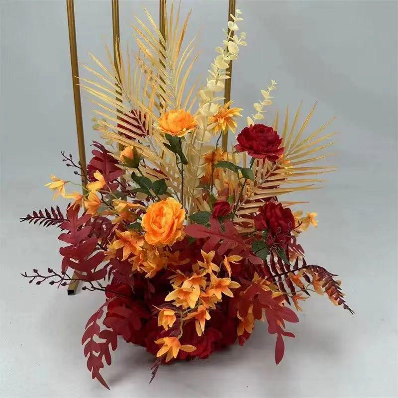 Artificial Floral Arrangements for Weddings, Multiple Colors, Road Decoration, and T-Stage Floristry