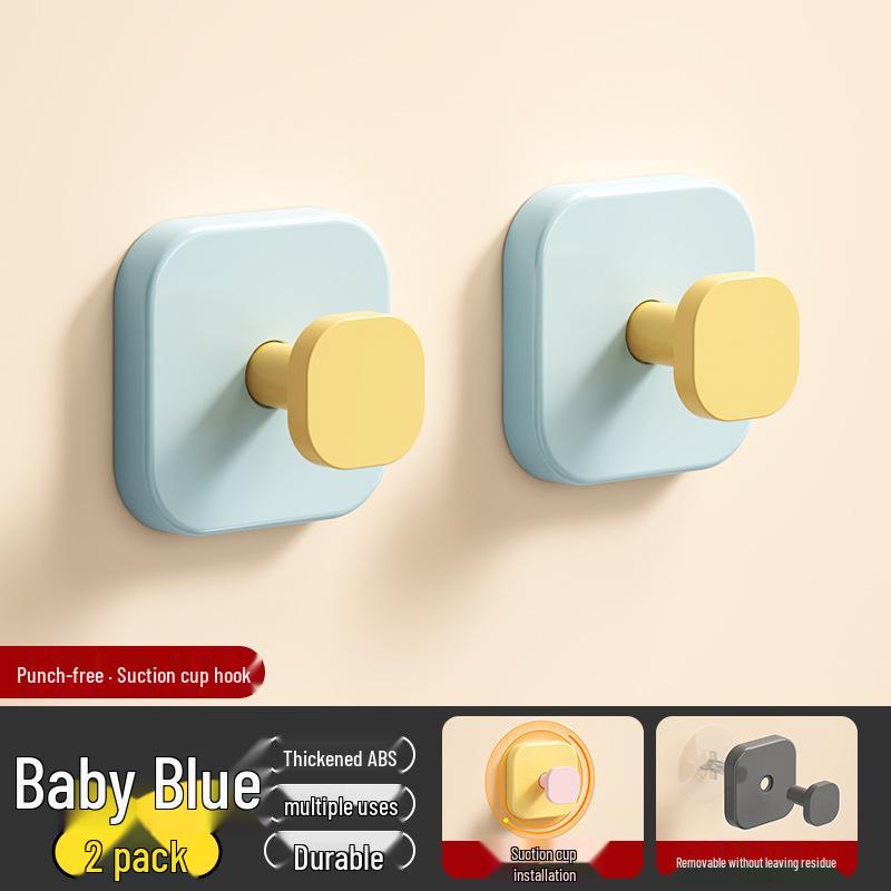 Macaron Adhesive Wall Hook - Coat Rack for Entryway, Bedroom, Living Room