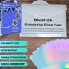 Film Laminato Adesivo 2 PEZZI Film Laminante Olografico, con Effetto Scintillante Arcobaleno, Fogli con Effetto Festivo Impermeabili Antigraffio Pre-rivestiti per