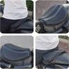 Breathable Anti-Slip Motorcycle Seat Cushion - 3D Honeycomb Gel Pad for Shock Absorption & Long-Distance Comfort