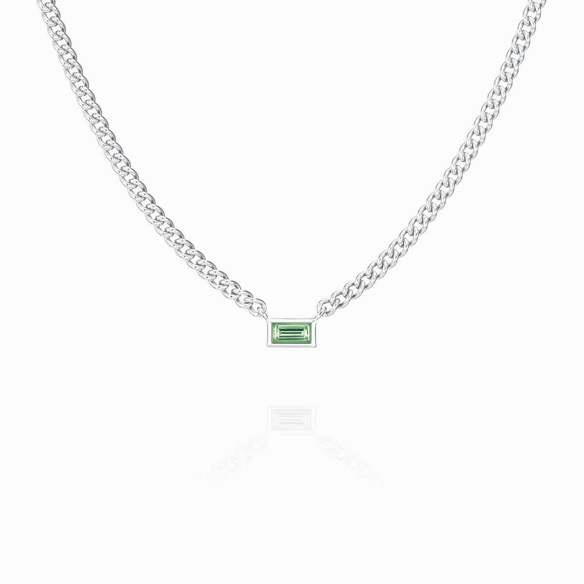 

Sea Homme October Birthstone Silver Necklace [Yondo Plus]