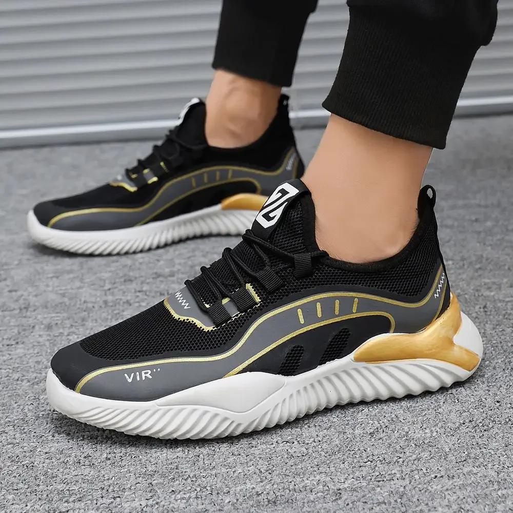 2025 Summer Popular Web Red Knit Men's Shoes Breathable Sports Casual Climbing Cool Anti-slip Wear-resistant Men's Shoes