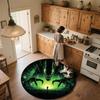 Monster  Round Area Rug,Carpet Rug for Living Room Bedroom Sofa Playroom Decor,Non-slip Floor Mat