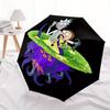 1pc Rick SanchezMorty Smith Windproof Automatic Windproof Umbrella, Lightweight for Women/Men, Perfect Christmas Gift a0811205
