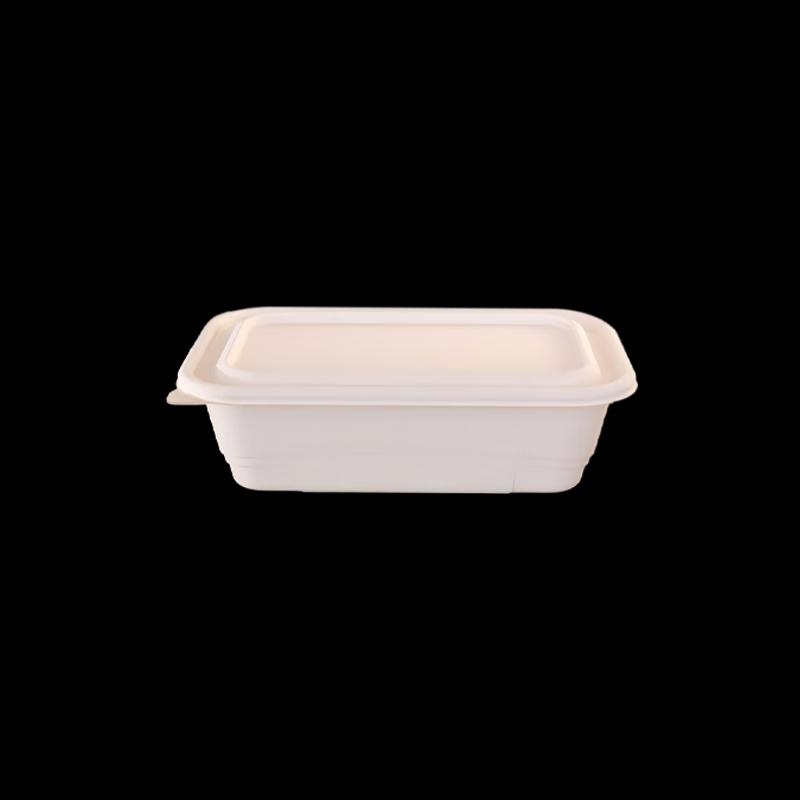 Biodegradable Corn Starch Rectangular Takeaway Containers