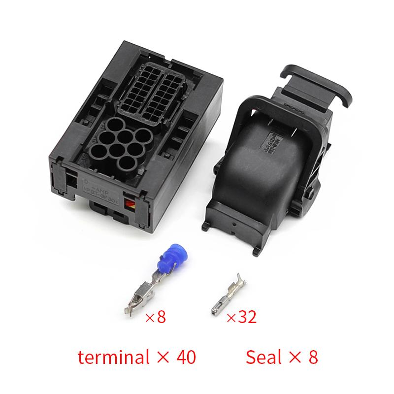 121 Pin ECU Housing Wire to Board PCB Aluminum Box Car On-Board Controller Panel Circuit Board Connector Housin 1241434-1 1473252-1