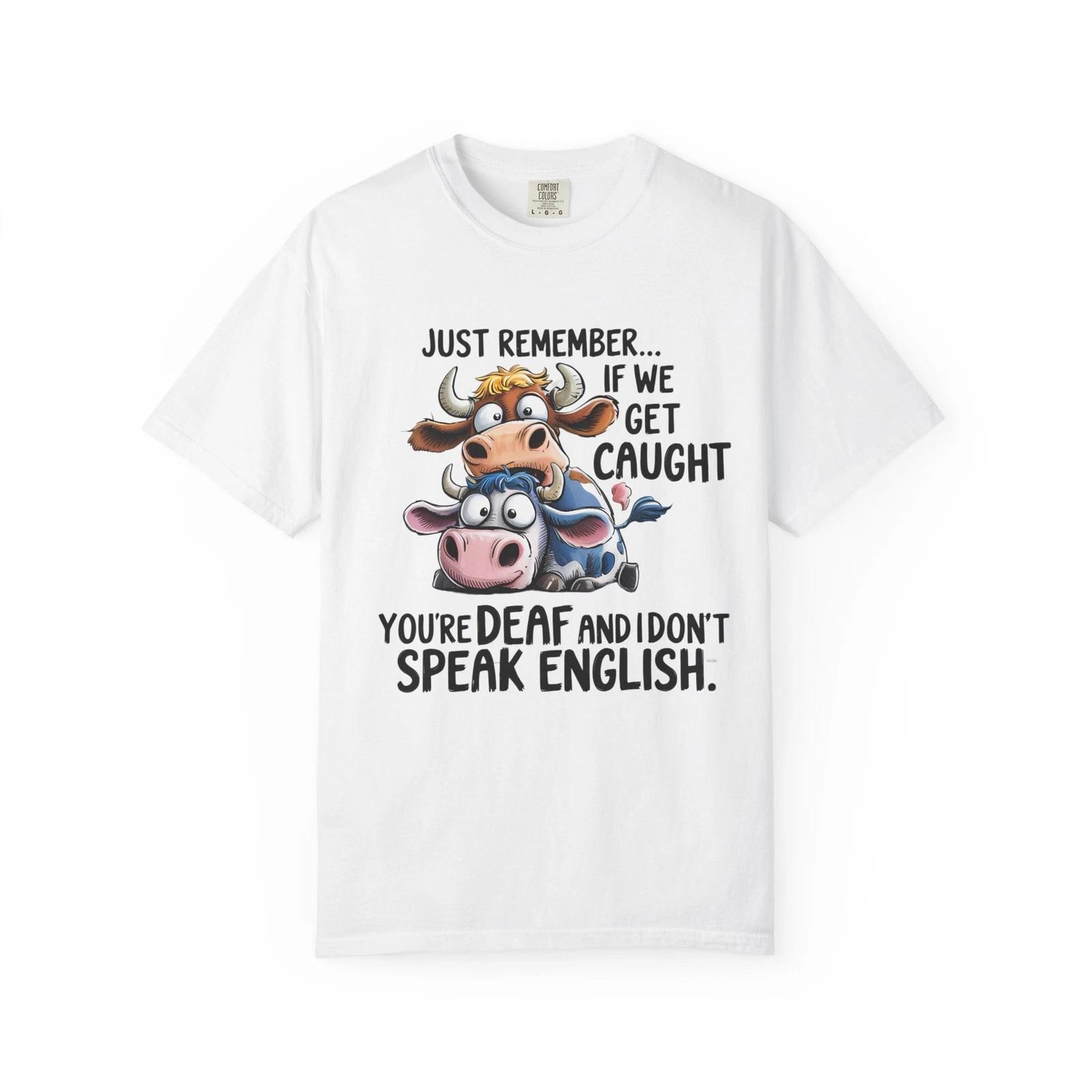 Funny Cow Quote Unisex T-Shirt Animal Lovers Gift 2XL