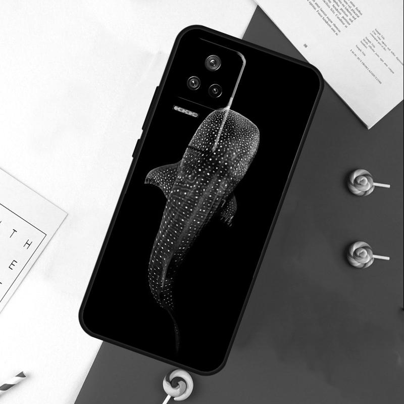 Ocean Whale Shark Animal Cover For Xiaomi 14 Ultra 15 13 11T 12T 13T 14T Pro POCO X7 Pro X3 X5 X6 M6 F5 F6 Pro Case