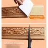 1PC 10m/393.7inch 3D Self Adhesive Sticker Wall Trim Line Skirting Border Decor Household Living Room DIY TV Background Stickers