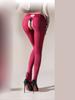 120D Spring Autumn Hollow Out Open Crotch Pantyhose High Elastic Shaping Warm Tights Sexy Shiny Smooth Allure Vintage Stocking