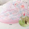 Portable detachable children's mosquito net - baby version with self-installing cotton pad mosquito repellent cover net