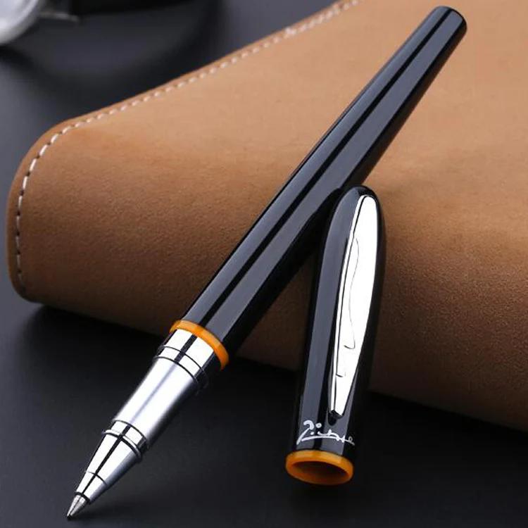 

Picasso 907 High Quality Luxurious Classique Metal Black Rollerball Pen with Yellow/Red Ring,Original Box Option