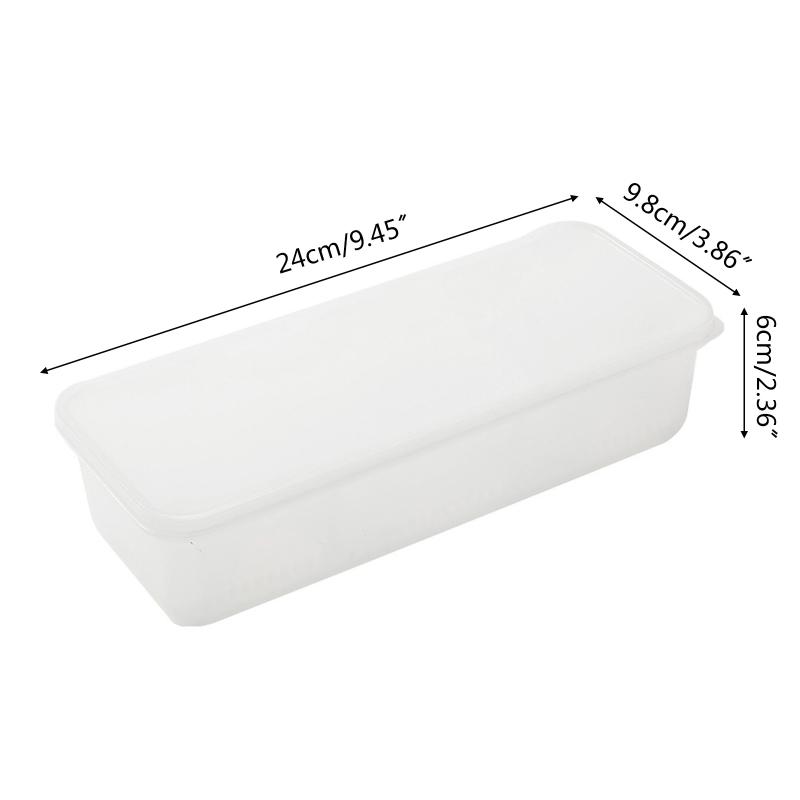 Fresh-Keeping Box Refrigerator Fruit Vegetable Drain Crisper Kitchen Storage Box