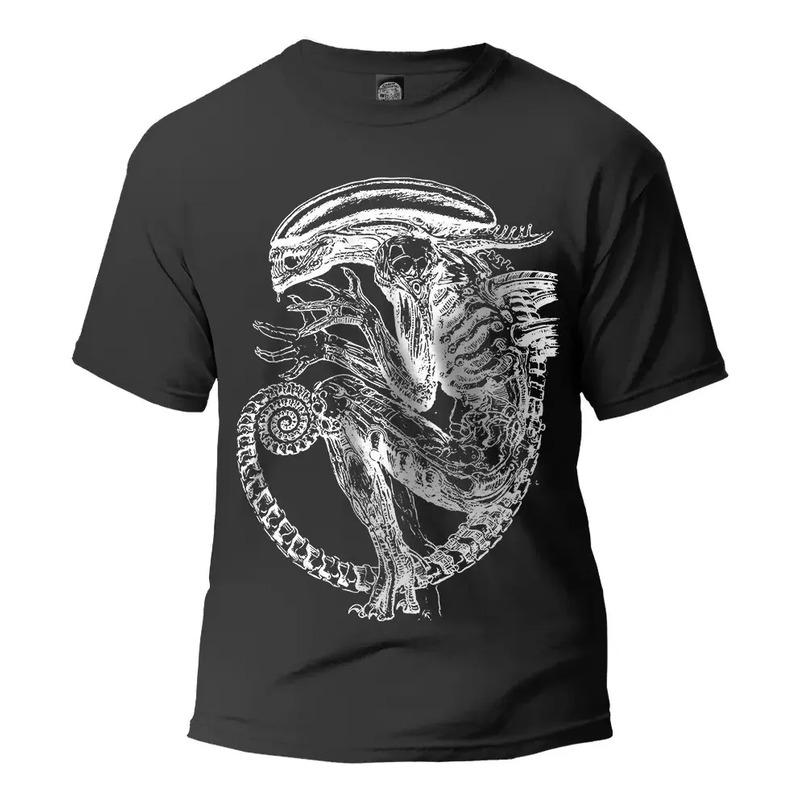 Playera Alien B Xenomorph Peliculas S разноцветный