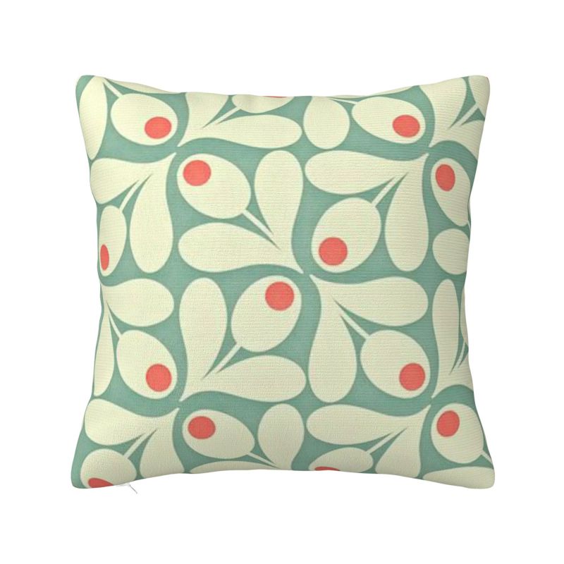 Custom Early Bird Granite Cushion Cover 40x40cm Orla Kiely Floral Velvet Cute Pillow Case Home Decoration
