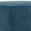 Footstool Blue 70x55x41 Cm Velvet