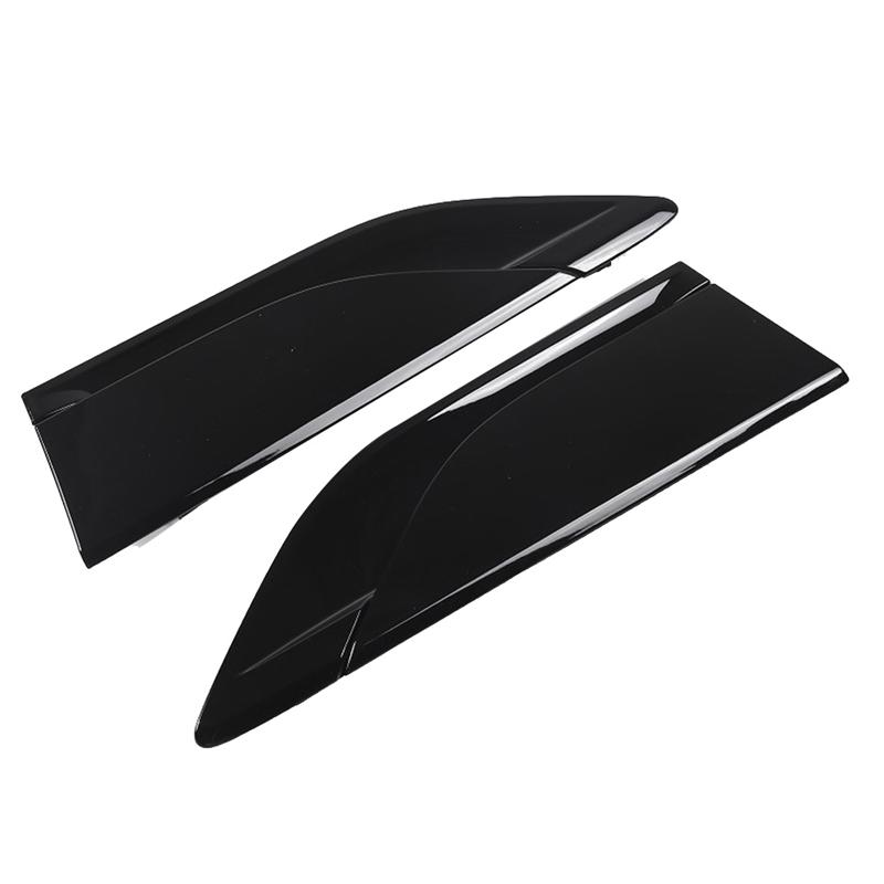 1Pair Car Styling Fender Side Air Vent Outlet Cover Trim Decorative Accessories For Land Rover Discovery 5 LR5 2017- Glossy