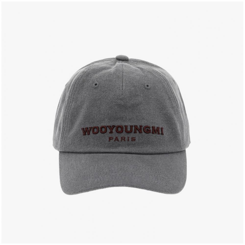 Wooyoungmi Oxford Denim Cap Embroidered Logo W253ac54
