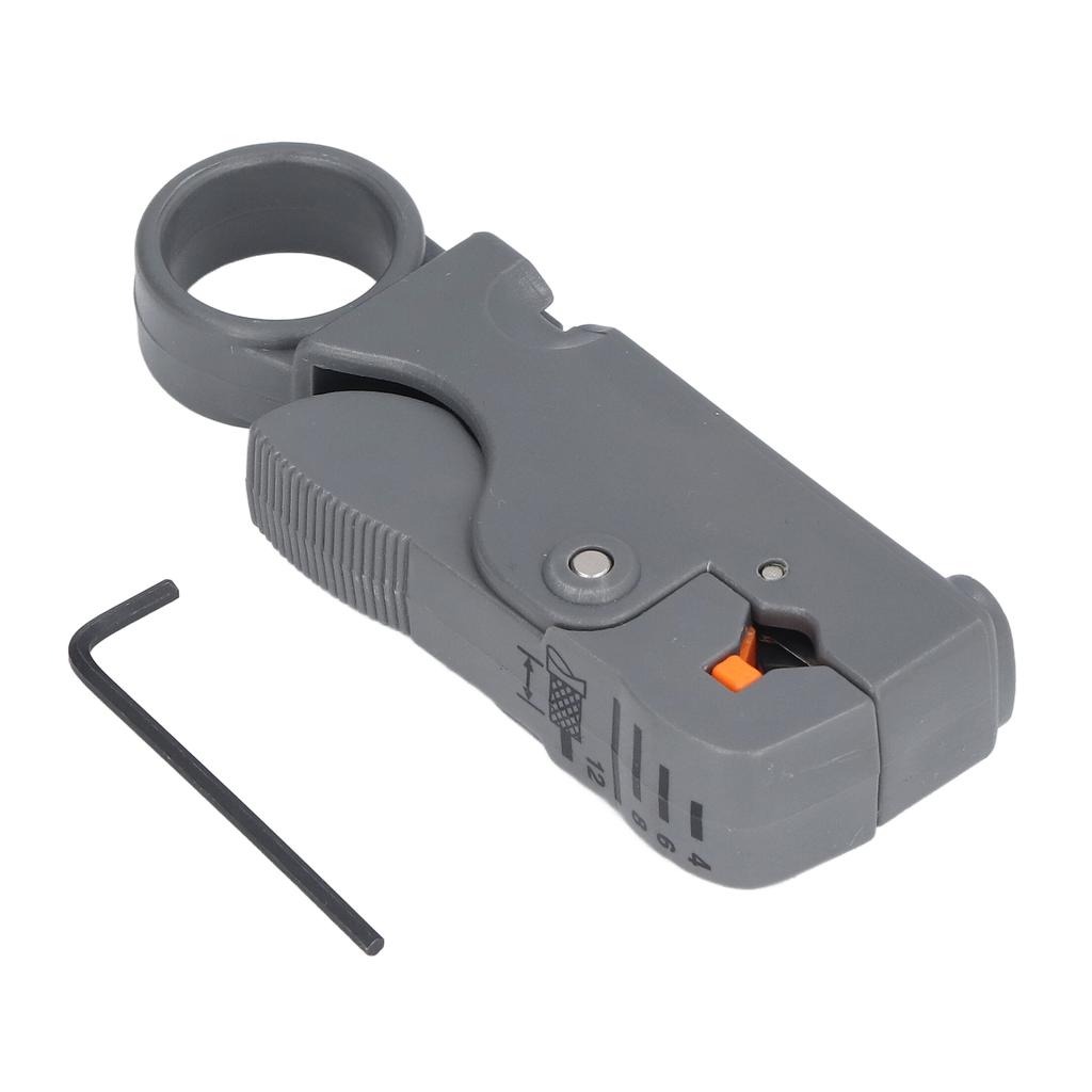 Coaxial Cable Stripper Manual RG58 59 62 Network Wire Rotary Peeling Decrustation Pliers HT?332
