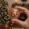 Feiertagskollektion 2026 Weihnachtsmünze, Gedenk-Souvenir mit geprägtem einzigartigem Nikolausgeschenk Füller Nikolaus/Lebkuchenmann/Schneemann/Elch,