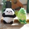 Panda Plush Bamboo Toy Keychain Stuffed Animal Backpack Decor For Teens Girls