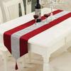 Runner Tablecloth Tea Table Dining Table Mat Embroide Ry Modern Simplicity Fashionable Large Air Cross-Border Table 31x183cm