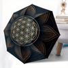 Lotus Mandala Wall Art: Spiritual Decor for Your SpaceUmbrella, Portable 3-Fold Compact Umbrella for Men & Women Gift