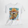 Demon Slayer Zenitsu Agatsuma T-Shirt, Unisex Anime Fan Streetwear Tee, 100% Cotton Casual Short Sleeve Top