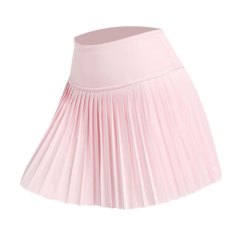 Foreign Trade Fitness Yoga Pleated Skirt Training Running Sports Short Dress Anti-exposure Badminton Golf Short Tennis