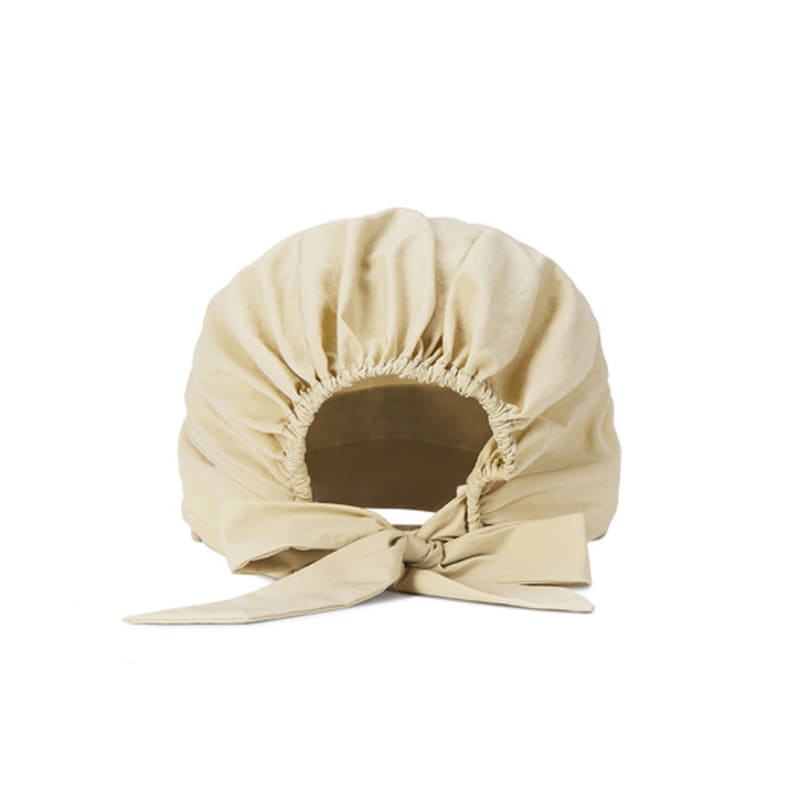 VARZAR Metal Tip Scarf Cap Beige