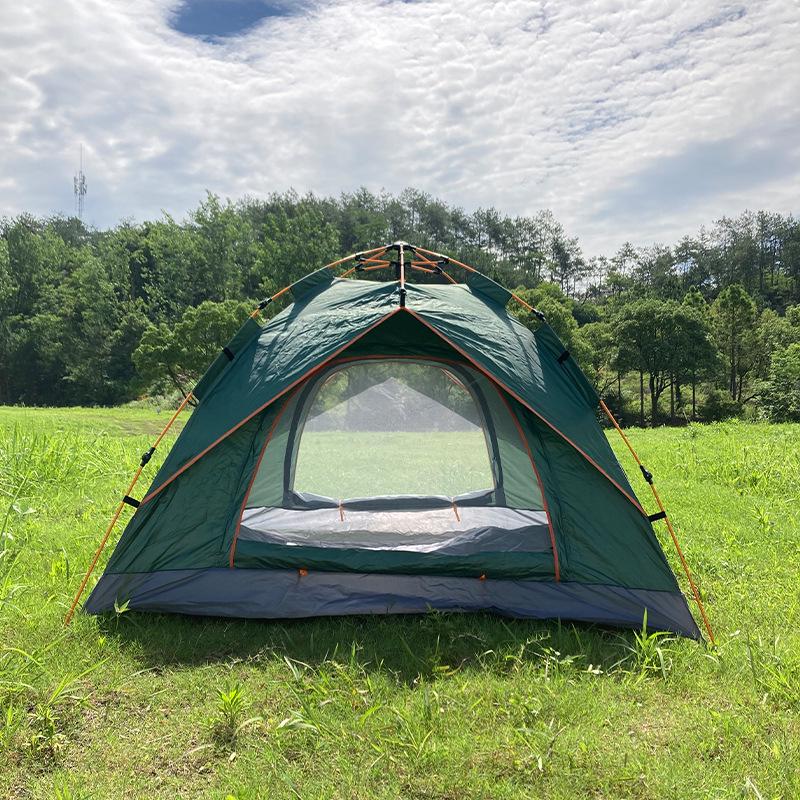 Thickened Automatic Pop-Up Tent: Foldable, Sunscreen, Rainproof Outdoor Camping Gear