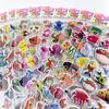 10 Sheets Mixed Fish Fishing Stickers Ocean Fish DIY Toy Gift Decorative Decal for Phone Laptop Bottles Luggage Waterproof