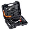 Electric Screwdriver Multifunctional Tool Set with Lithium Battery Rechargeable Drill and Household Toolbox.