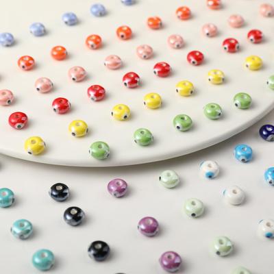 5x8mm Keramické korálky s glazurou pro DIY šperky: Náhrdelníky, Náramky, Náušnice, Ručně vyráběné doplňky