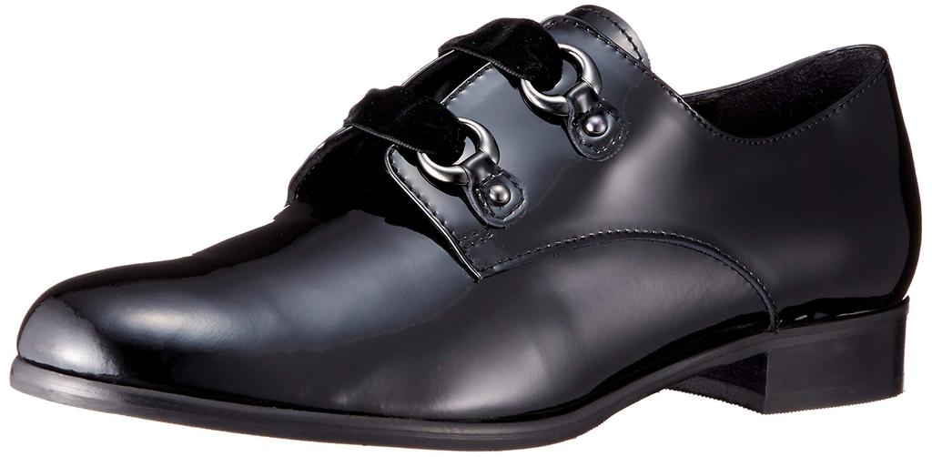 Dress Shoes Shoes with Eyelets Black cm 2E [Luca Grossi] Lace-up Women's 25.5