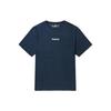 Timberland Graphic Print Casual Loose Round Neck Pullover Short Sleeve T-Shirt Unisex Tops Deep-Sapphire-Blue A5UX7-433
