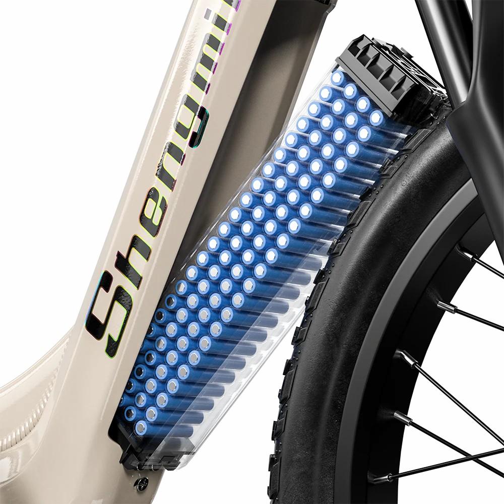 Electric Bicycle Shengmilo S700 1000Wx2 Motor 26" Fat Tire Adult Electric Bike 48V 17.5AH Shimano 7 Speed Max Load 150Kg