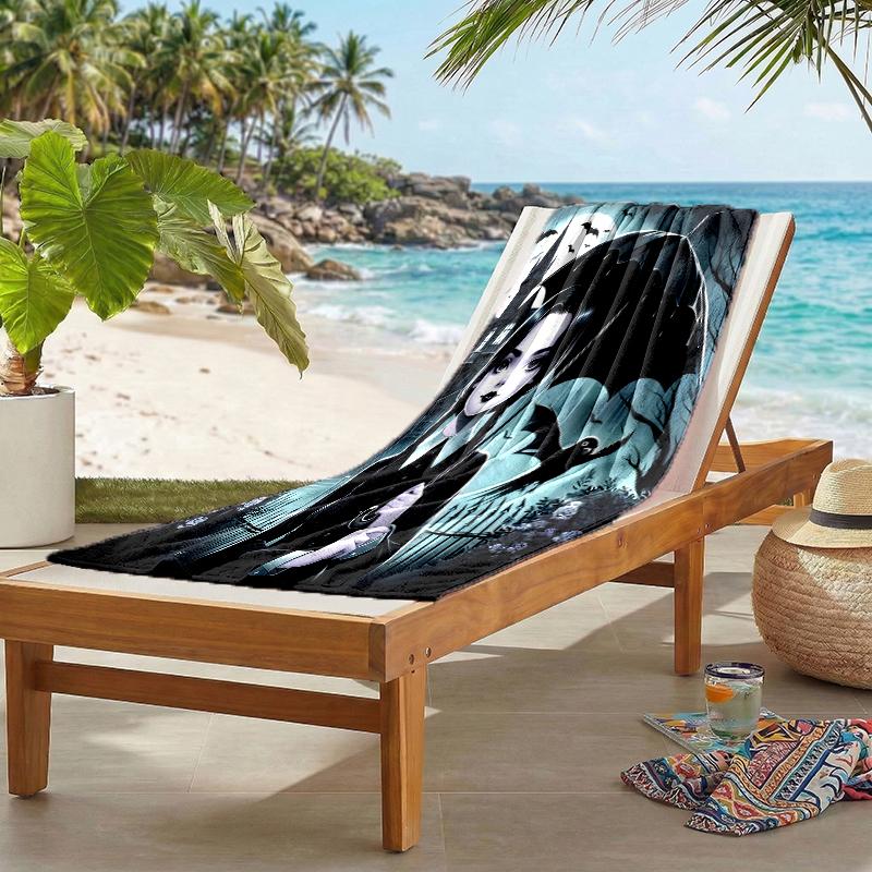 Wednesday Fashion Beach Towel: Ideal for Summer Adventures Soft, absorbent and quick drying suitable for swimming and bathing