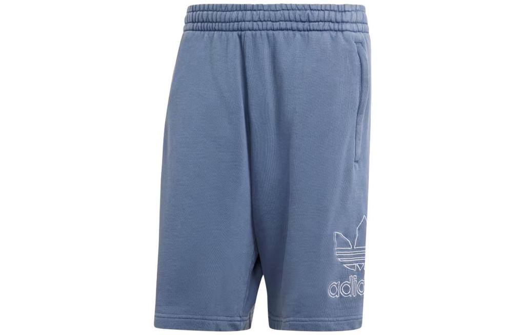 adidas Originals Adicolor Outline Trefoil Shorts Casual Shorts Men's Light Blue IR8005